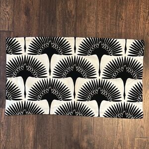 Genevieve Gorder Flock Velvet Onyx Pillow Cover